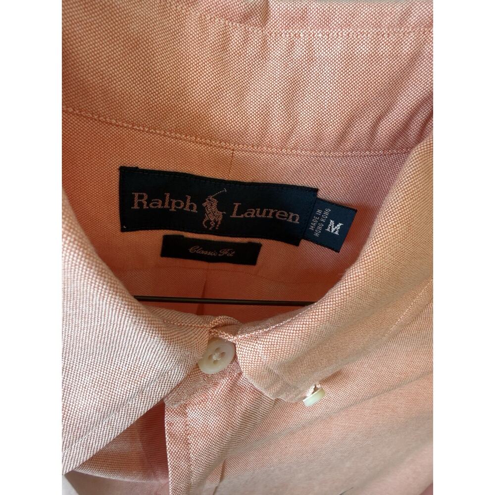 Polo Ralph Lauren Button Down Shirt Classic Fit Excellent Size Medium - Picture 2 of 6
